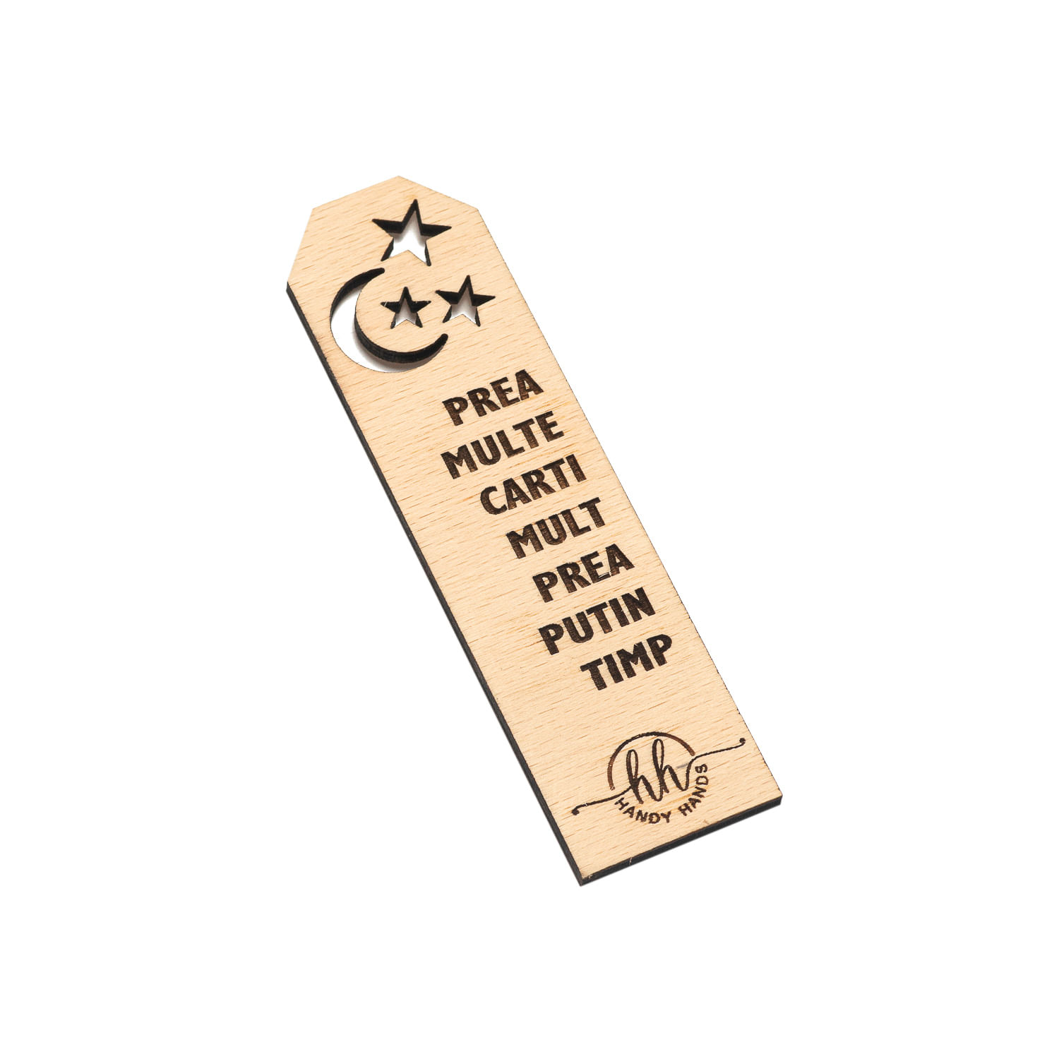 Set 10 bucati Semn de Carte din lemn HH9399 Personalizat 3.5x13 cm