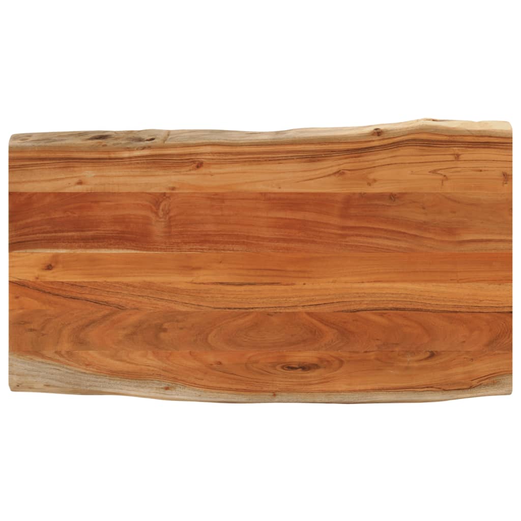 Blat masa, 120x60x2,5 cm dreptunghiular lemn acacia margine vie