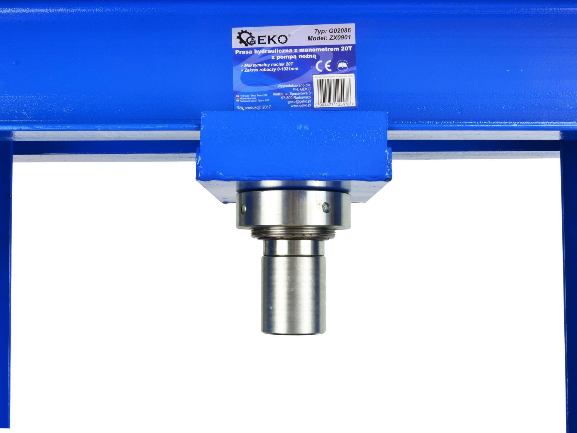 Presa hidraulica cu manometru 20T, GEKO G02086 — imaginea 8