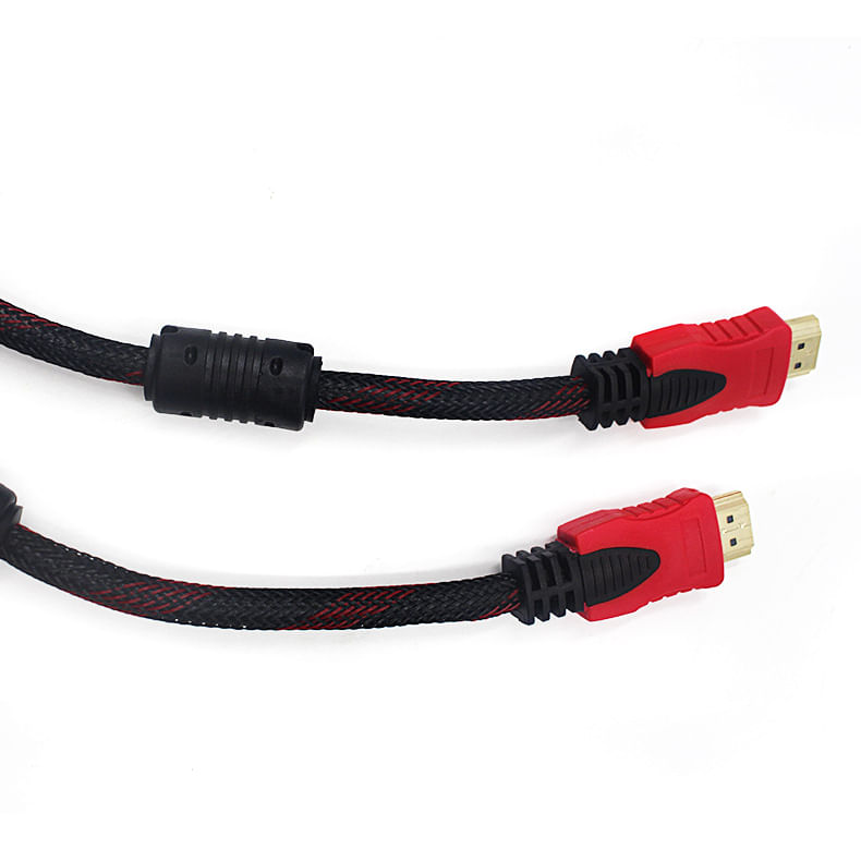 Cablu Hdmi MRG M749, Digital, 5m, Negru cu Rosu