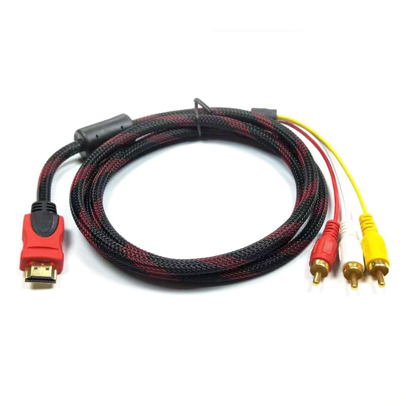Cablu HDMI la 3 RCA MRG M1001, 1080p , Cablu Video 140 cm, Fara Convertor - 4 | YEO