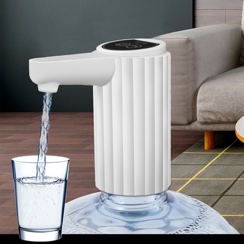 Pompa Electrica de Apa MRG MJS6, Automat, Pentru bidon, cu acumulator, Alb — imaginea 2