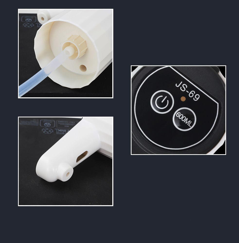 Pompa Electrica de Apa MRG MJS6, Automat, Pentru bidon, cu acumulator, Alb — imaginea 6