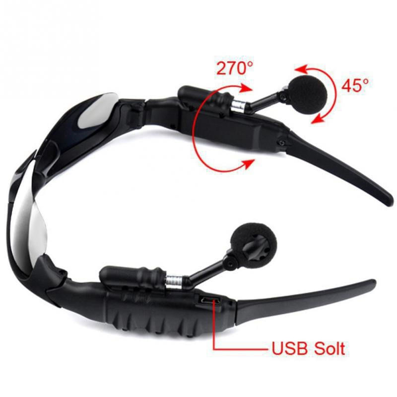 Ochelari de Soare cu Bluetooth MRG M996 , Negru, Unisex, Handsfree, Casti - 3 | YEO