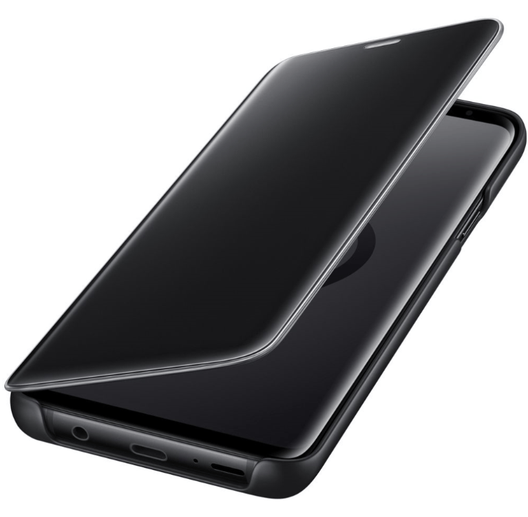 Husa Flip Clearview High Quality pentru Samsung Galaxy S10+/S10 Plus, Negru - 1 | YEO