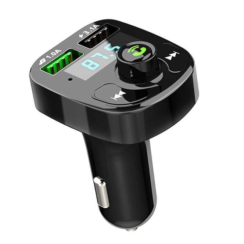 Modulator FM Bluetooth MRG MCS10, Handsfree, MP3 WMA, USB 3.1A, Display