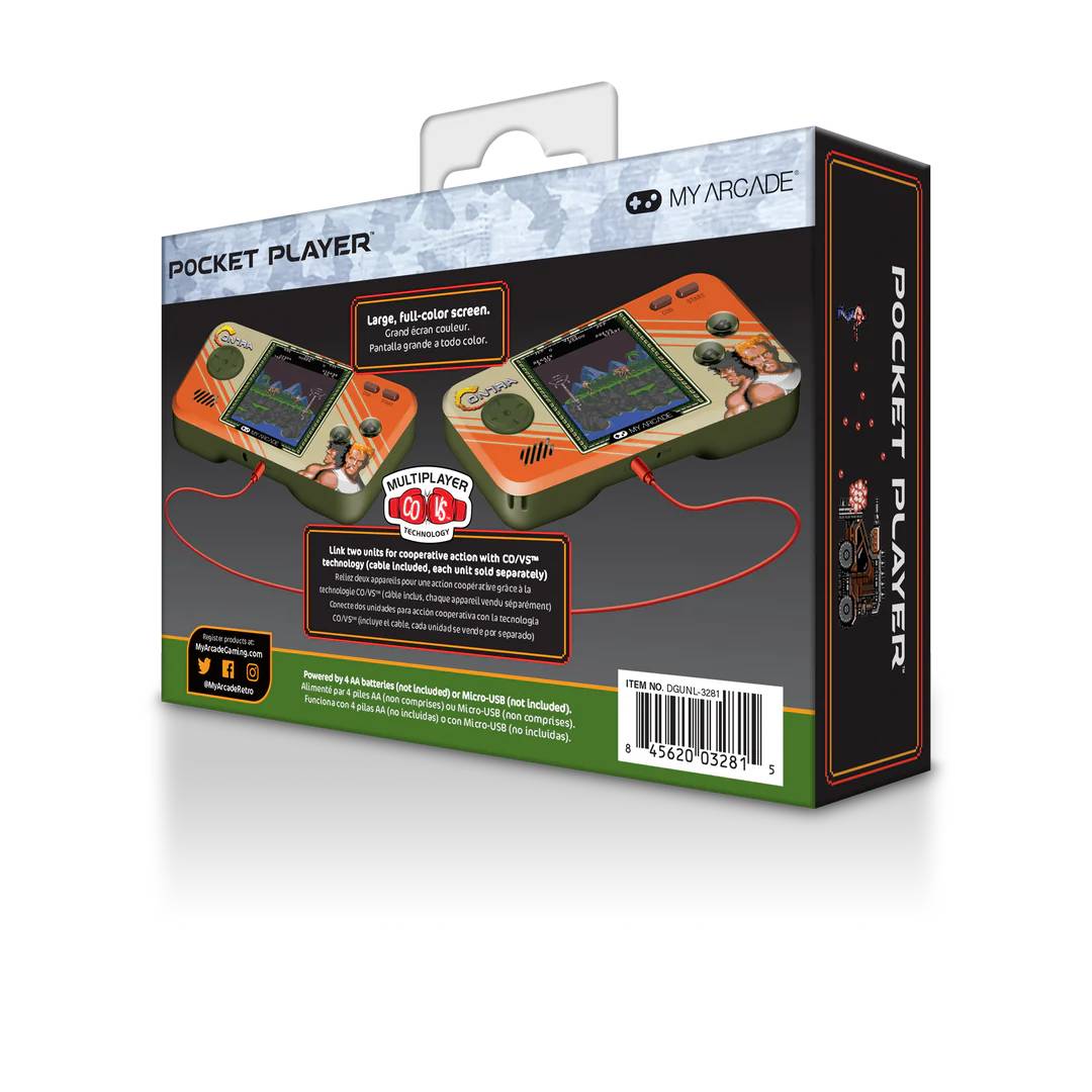 Consola portabila, My Arcade, CONTRA® POCKET PLAYER