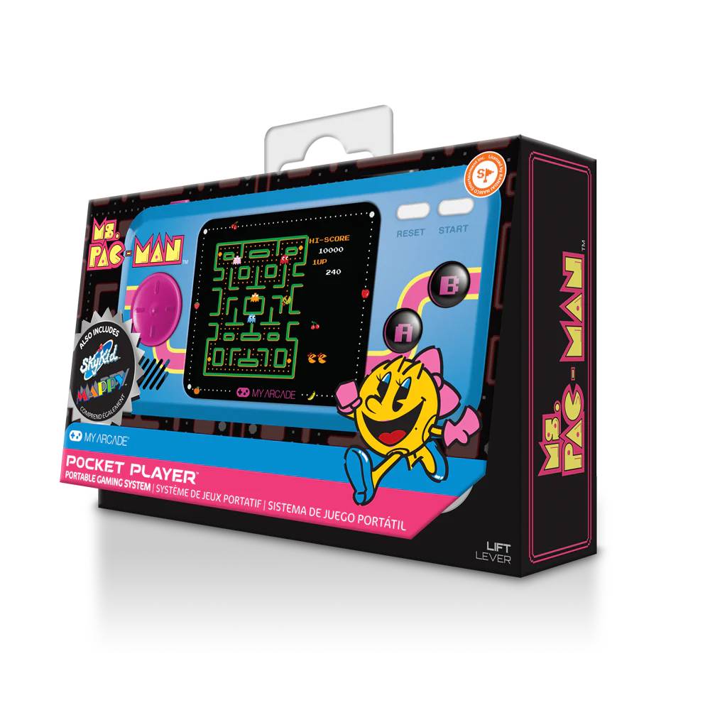 Consola portabila, My Arcade, MS. PAC-MAN® POCKET PLAYER - 1 | YEO