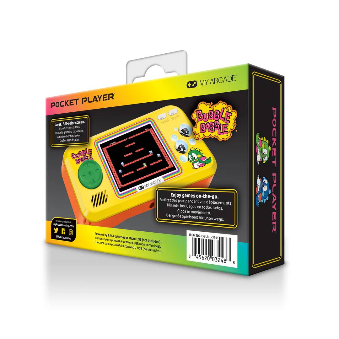 Consola portabila, My Arcade, BUBBLE BOBBLE™ POCKET PLAYER - 1 | YEO