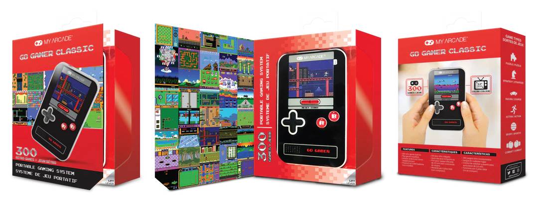 Consola portabila, My Arcade, GO GAMER CLASSIC, negru