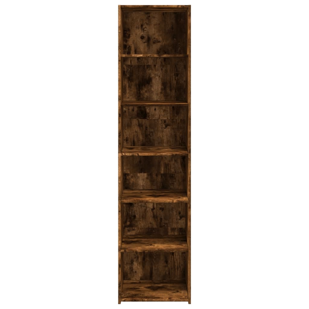 Dulap inalt, stejar fumuriu, 45x41x185 cm, lemn prelucrat — imaginea 4