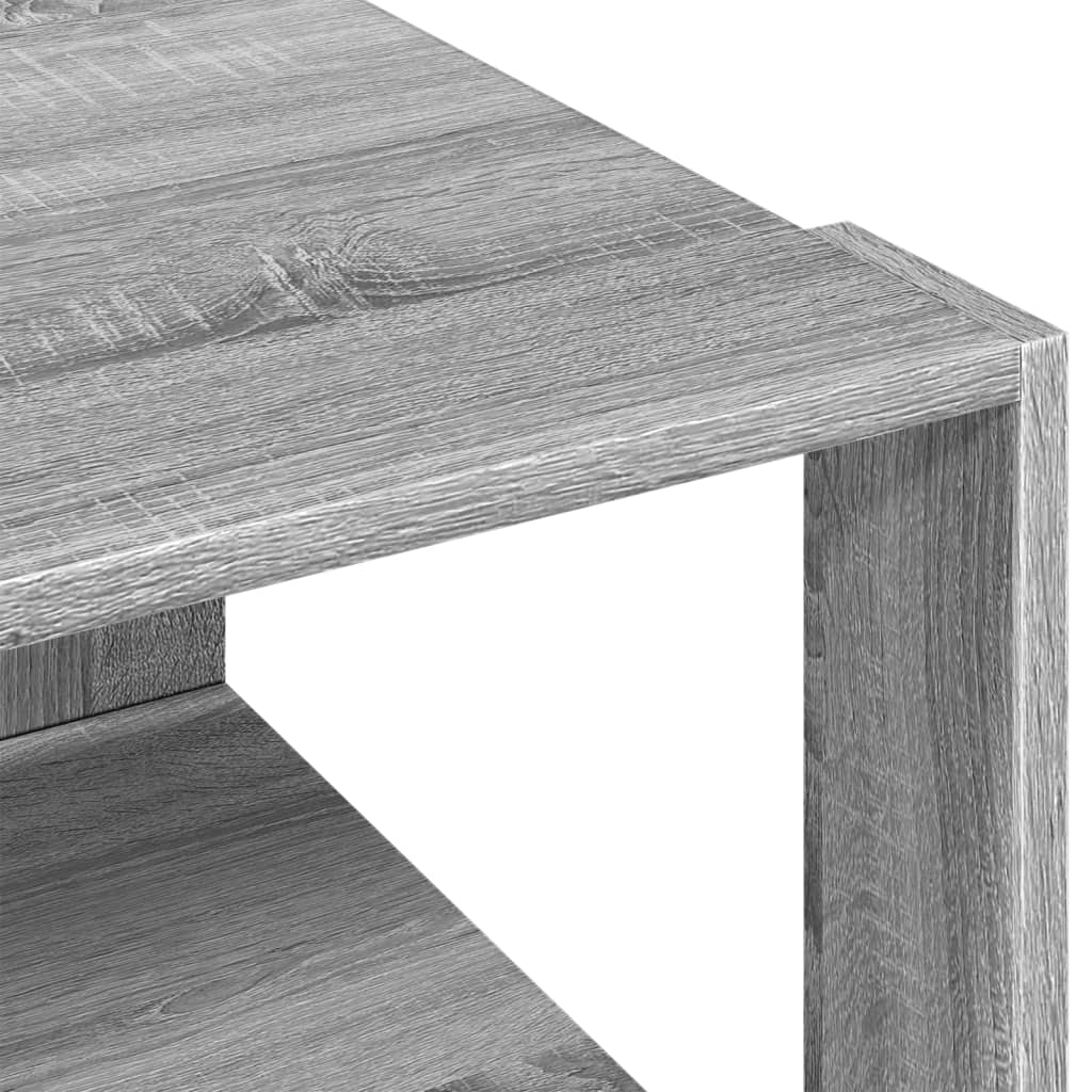 Masuta de cafea, gri sonoma, 51,5x51,5x30 cm, lemn prelucrat — imaginea 7