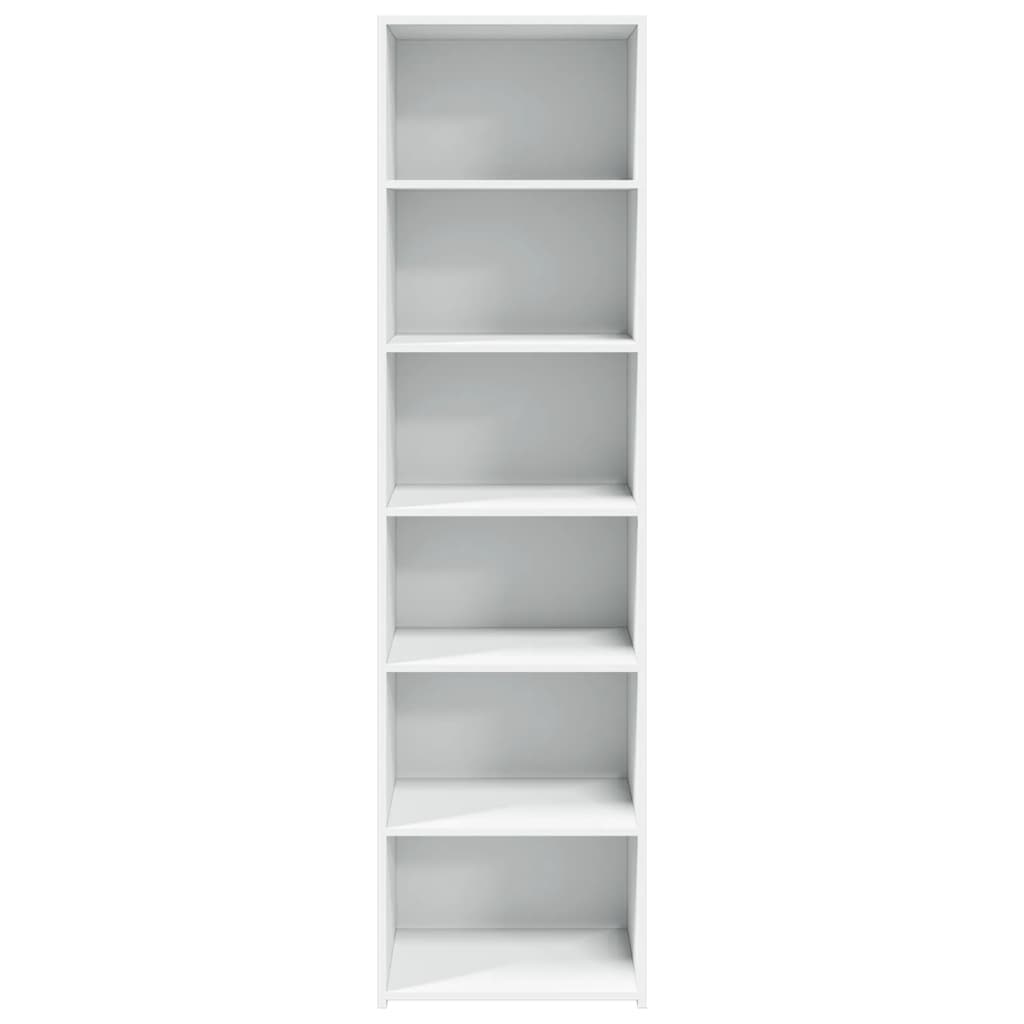 Dulap inalt, alb, 50x41x185 cm, lemn prelucrat — imaginea 4