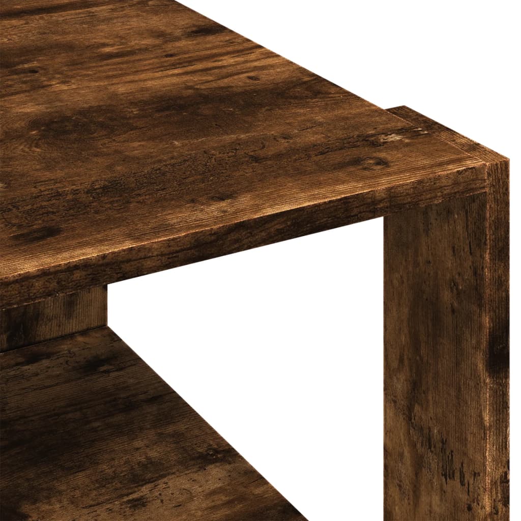 Masuta de cafea, stejar afumat, 51,5x51,5x30 cm, lemn prelucrat — imaginea 7