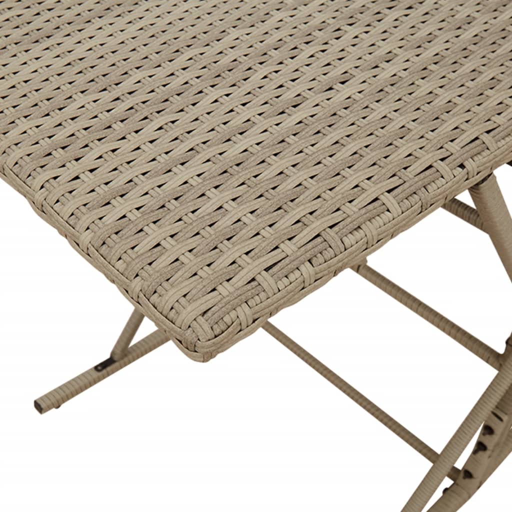 Set mobilier de gradina cu perne, 7 piese gri deschis poliratan — imaginea 8