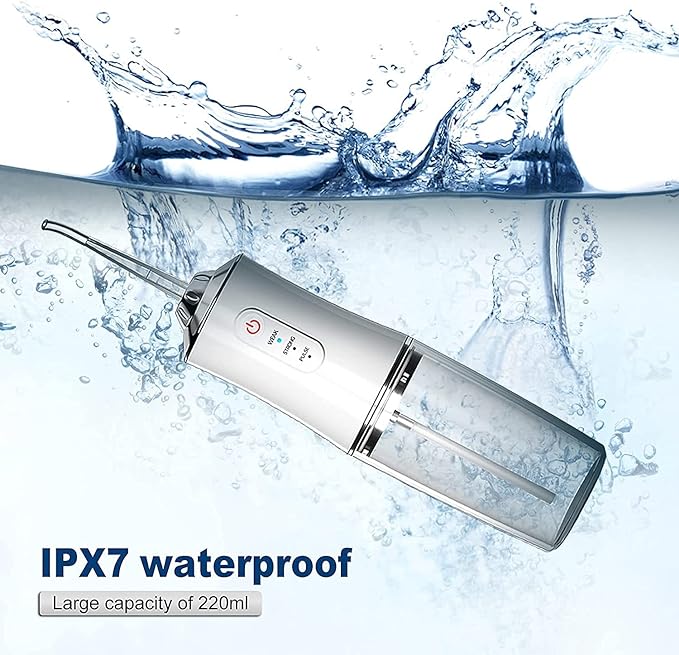 Irigator Oral pentru Dus Bucal MRG MA8, 4 Capete curatare, cu Acumulator - 2 | YEO