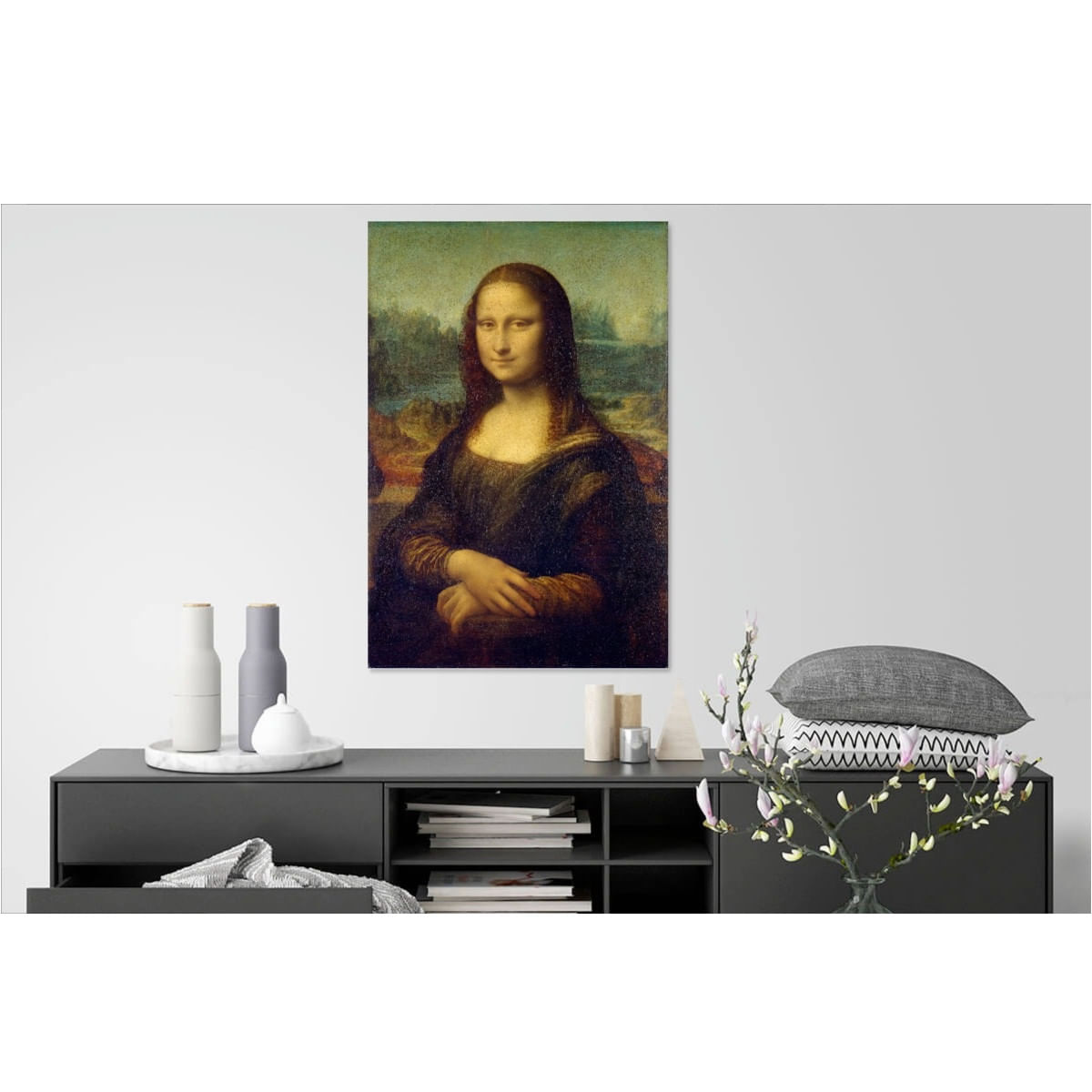 Tablou Canvas Mona Lisa, Gioconda 60 x 90 cm