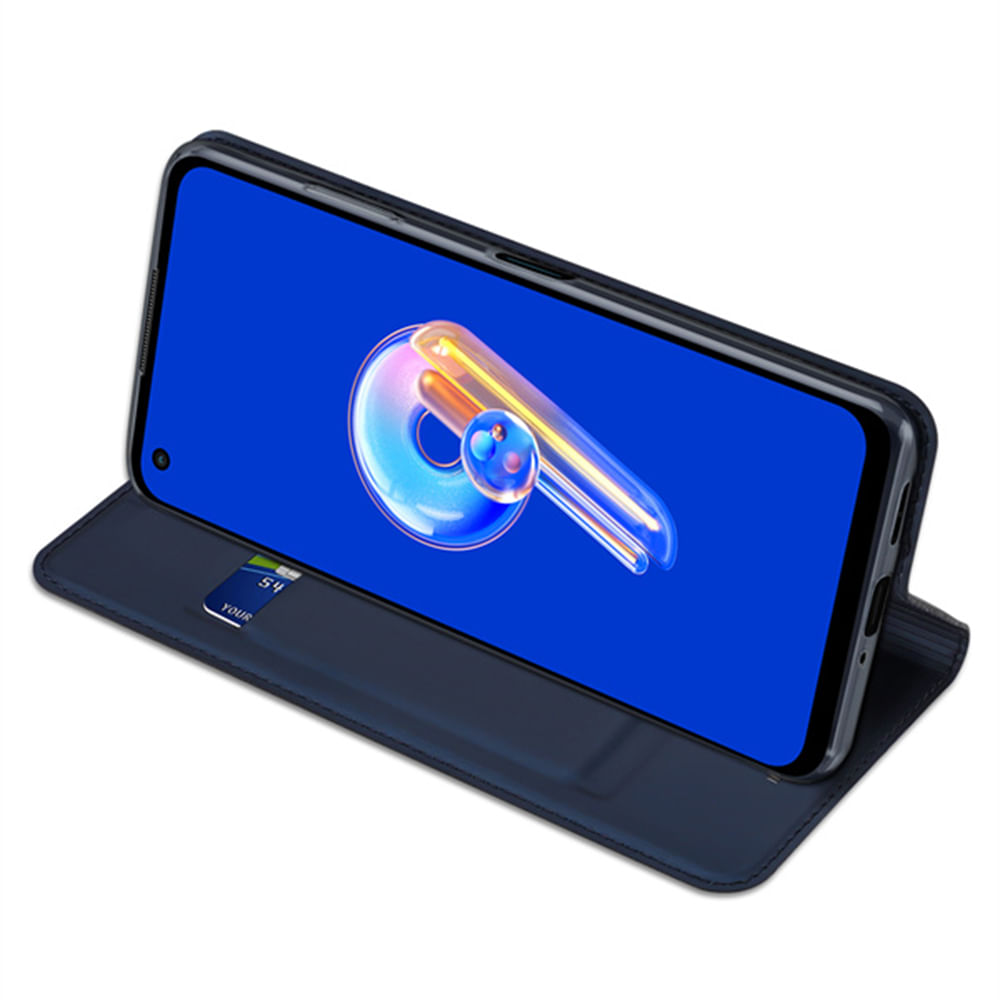 Husa de protectie compatibila cu Asus Zenfone 9/10, PU, Negru - 2 | YEO