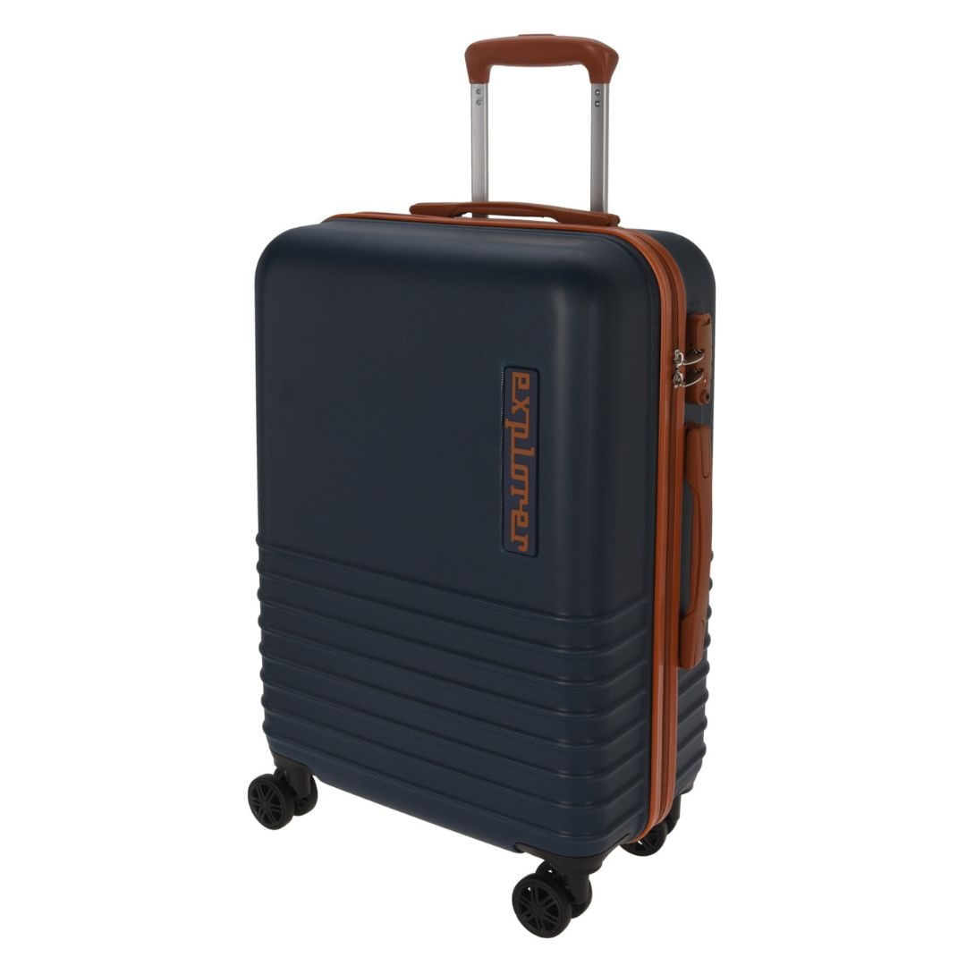 Troler ProWorld Explorer cu roti 360°, 30 litri, bleumarin