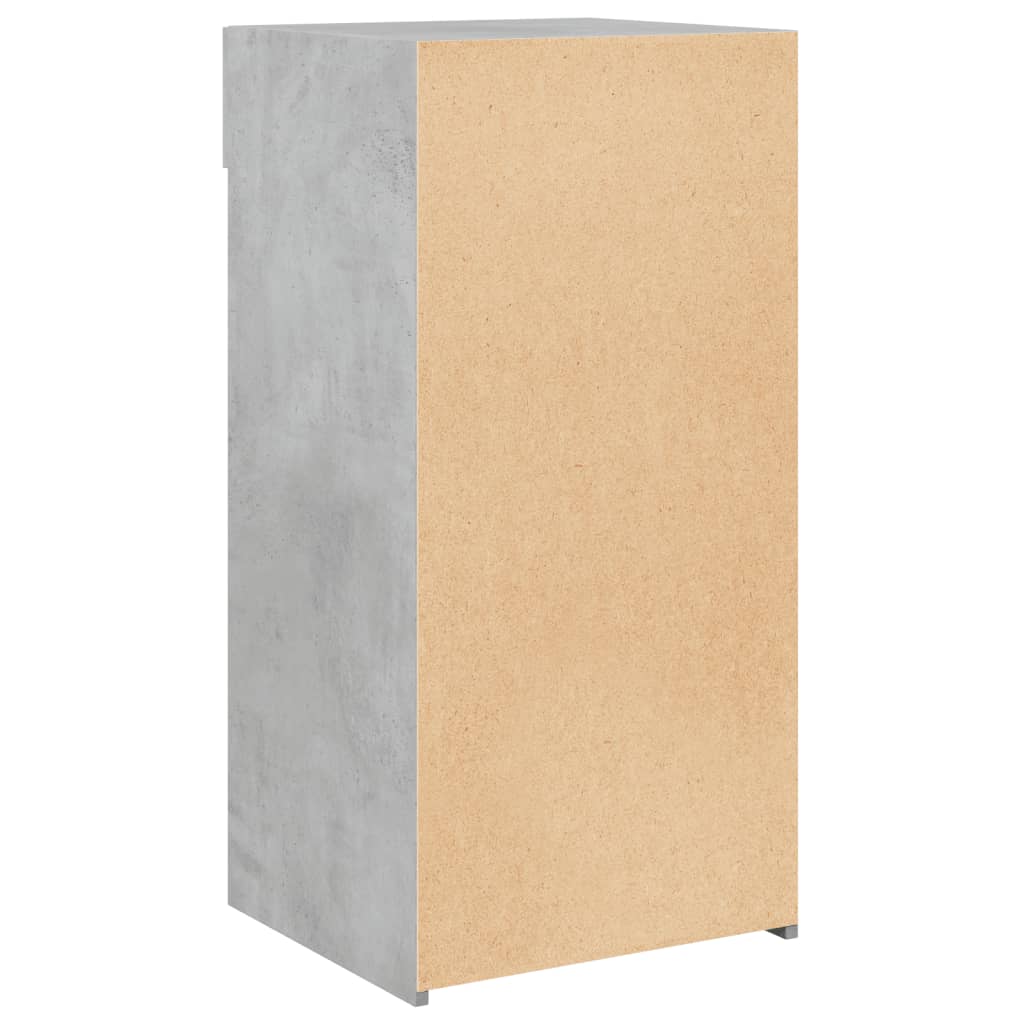 Dulap, gri beton, 45x42,5x93 cm, lemn prelucrat — imaginea 6