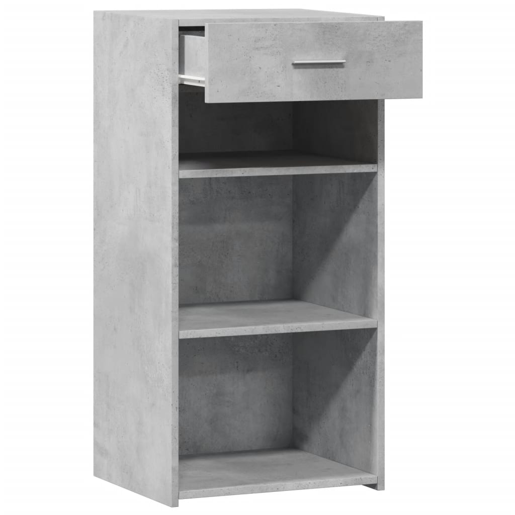 Dulap, gri beton, 45x42,5x93 cm, lemn prelucrat — imaginea 7
