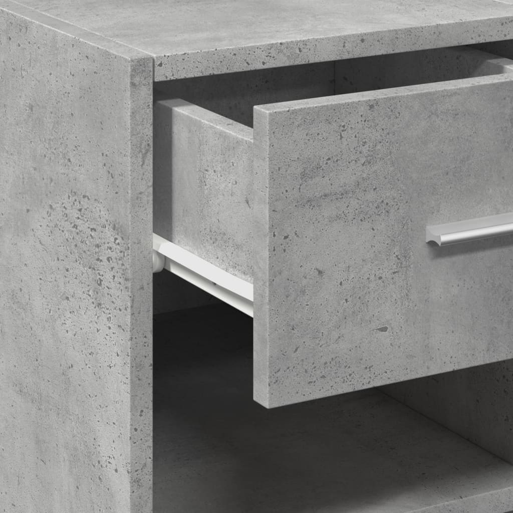 Dulap, gri beton, 45x42,5x93 cm, lemn prelucrat — imaginea 8