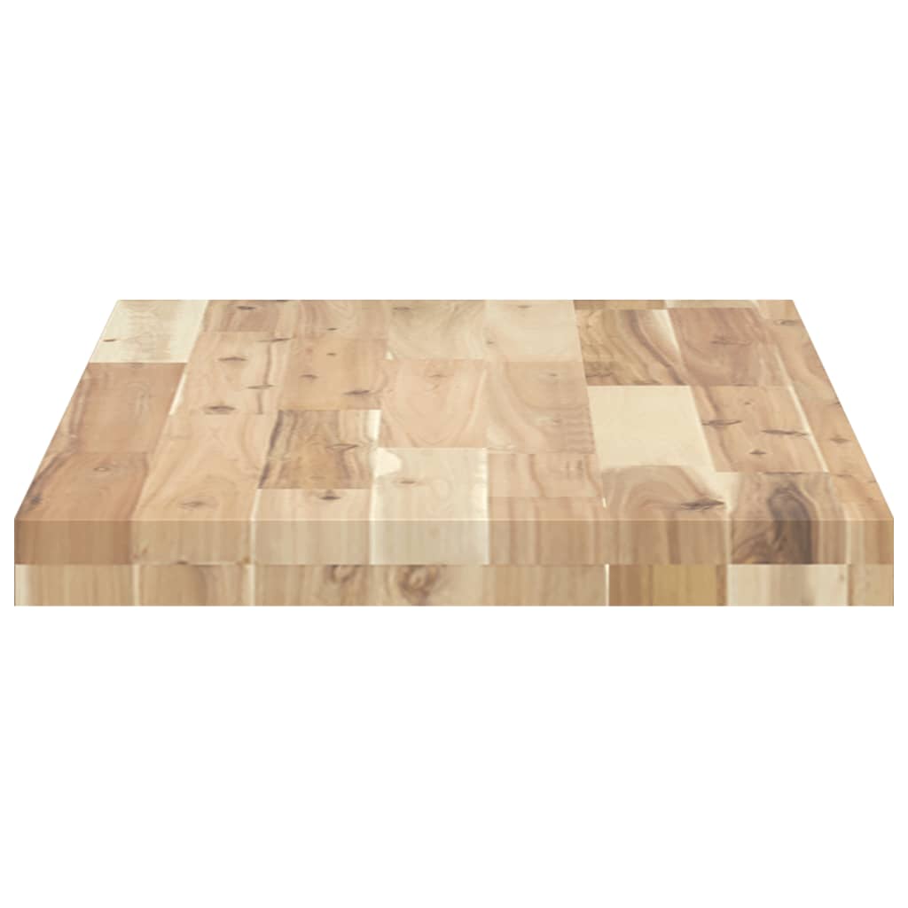 Raft plutitor, 100x40x4 cm, lemn masiv de acacia netratat — imaginea 5