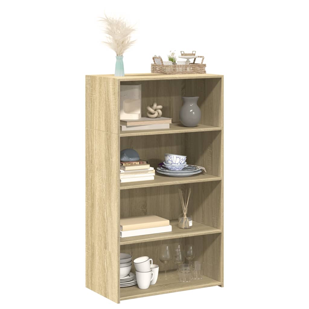 Dulap inalt, stejar sonoma, 70x41x124 cm, lemn prelucrat — imaginea 3