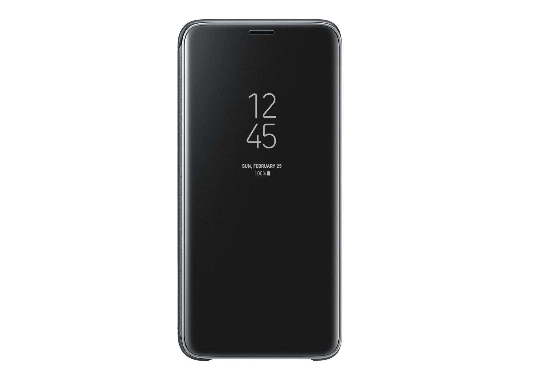 Husa de protectie Clear View pentru Samsung Galaxy S20 FE si S20 FE 5G, negru, flip cover