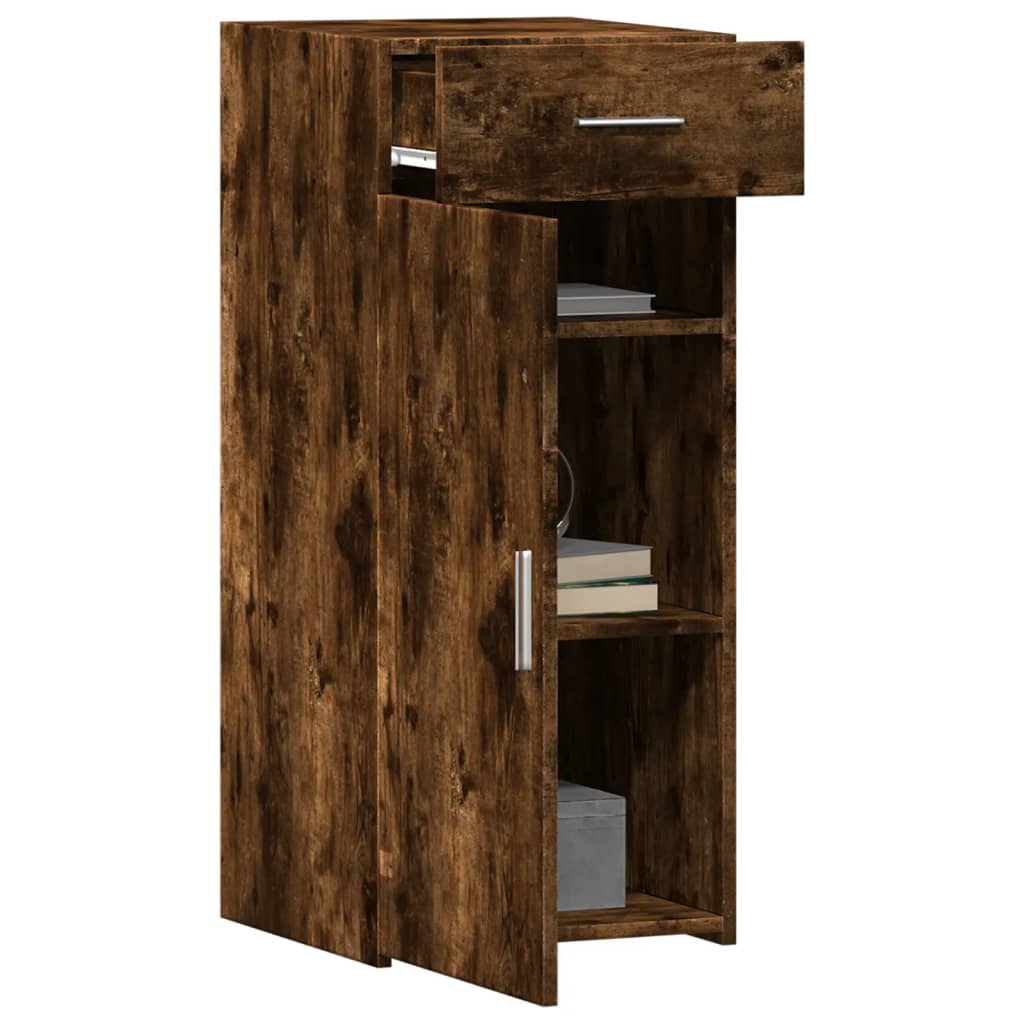 Dulap, stejar fumuriu, 40x42,5x93 cm, lemn prelucrat — imaginea 3