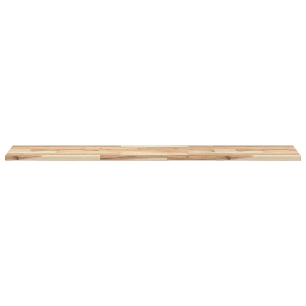 Rafturi plutitoare 2 buc. 140x30x2cm lemn masiv acacia netratat — imaginea 4