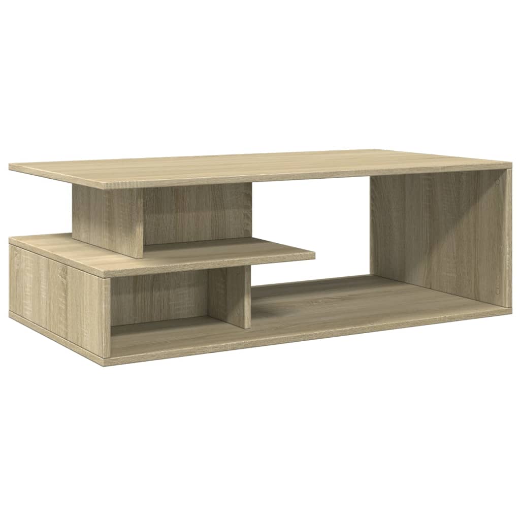 Masuta de cafea, stejar sonoma, 102x55x35 cm, lemn prelucrat — imaginea 6