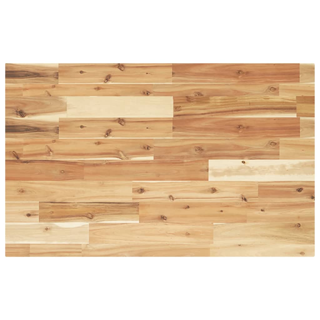 Raft pentru lavoar montat pe perete, otel si lemn masiv acacia, maro inchis si negru, marime 100x50x4 cm, model dreptunghiular — imaginea 8