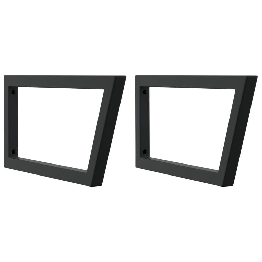 Raft pentru lavoar montat pe perete, otel și lemn masiv stejar, maro deschis și negru, mărime 100x60x2.5 cm, model trapez — imaginea 7