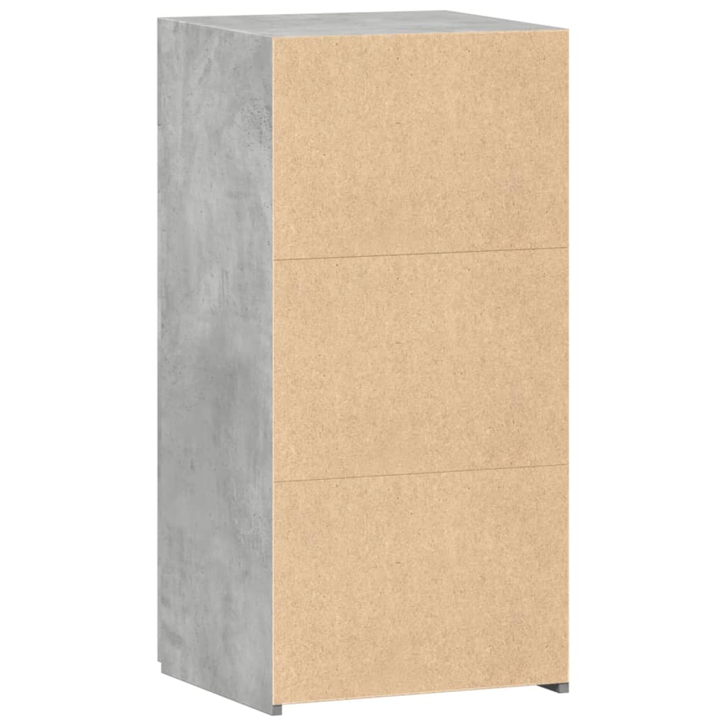 Dulap, gri beton, 45x42,5x93 cm, lemn prelucrat — imaginea 6