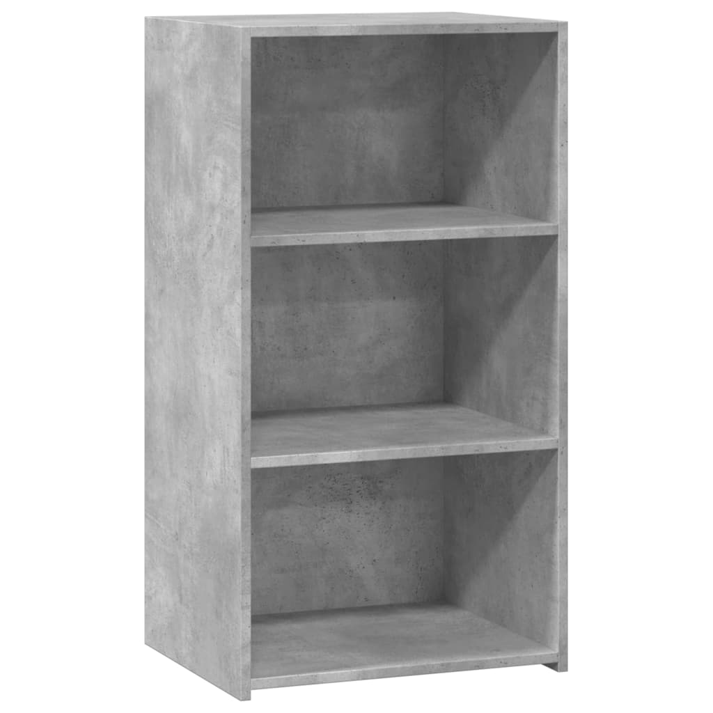 Servanta, gri beton, 50x41x93 cm, lemn compozit