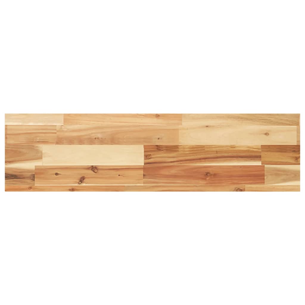 Rafturi suspendate 4 buc. 80x20x4 cm lemn masiv acacia netratat, finisat în ulei — imaginea 7