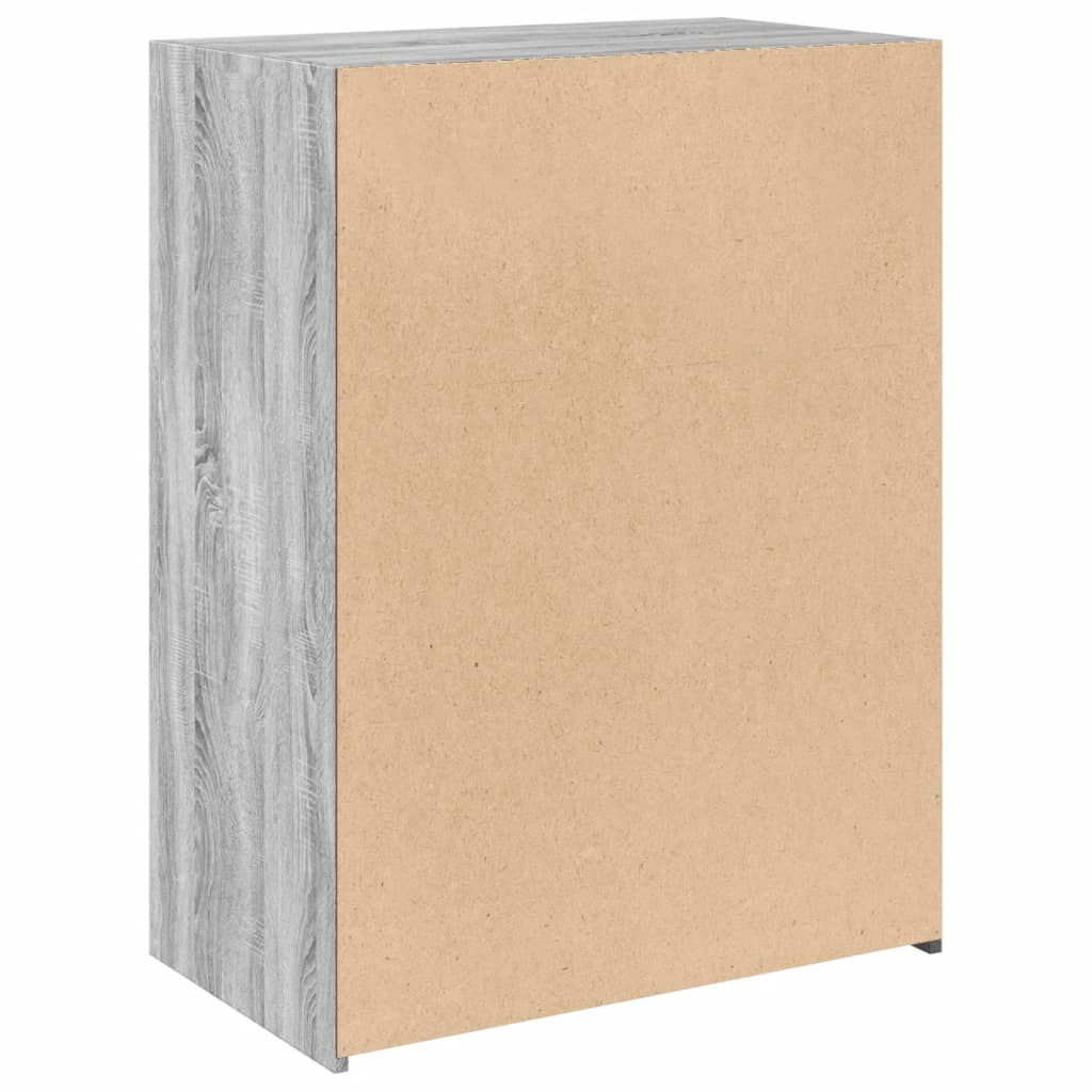 Dulap, sonoma gri, 70x41x93 cm, lemn prelucrat — imaginea 6