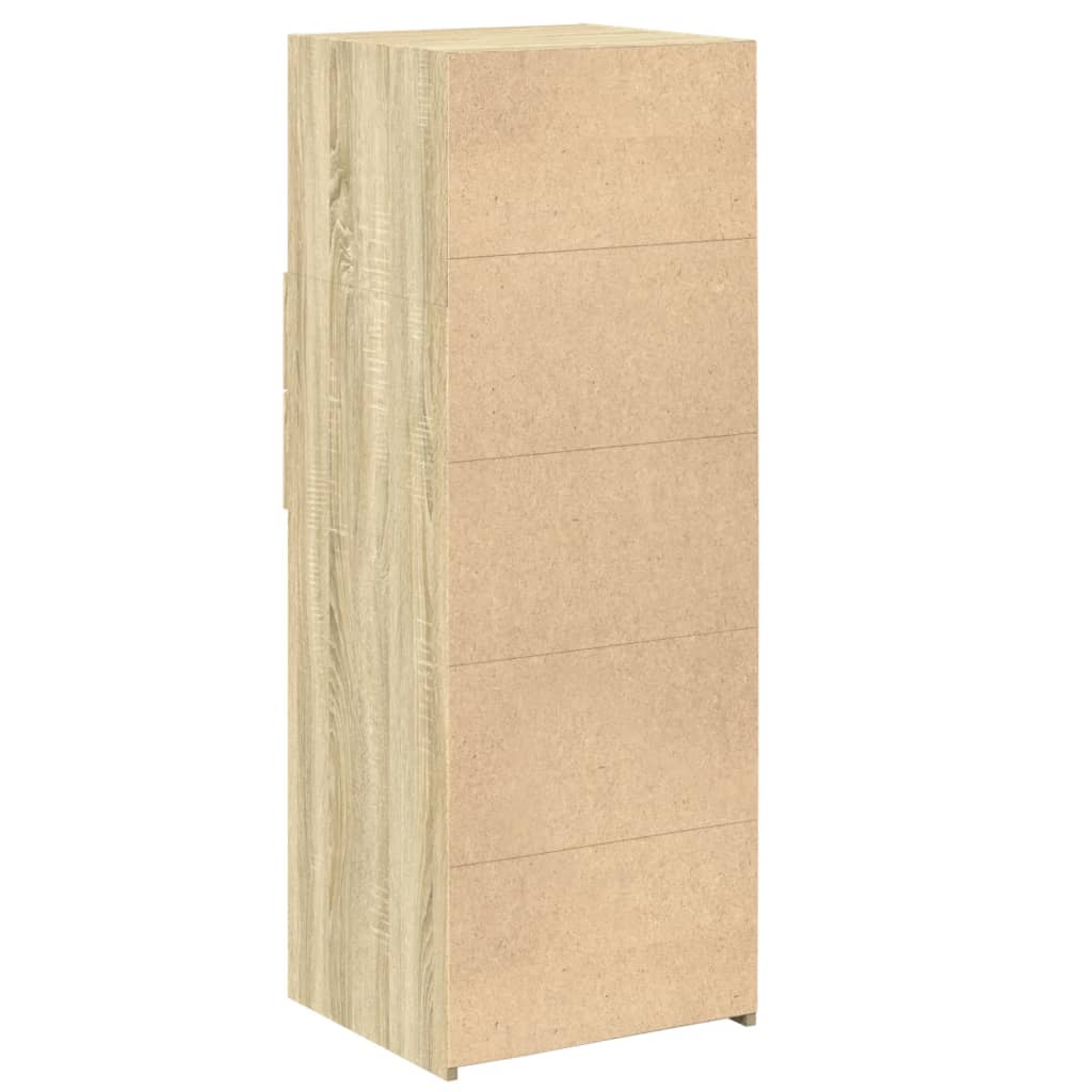 Dulap inalt, stejar sonoma, 45x42,5x124 cm, lemn prelucrat — imaginea 6