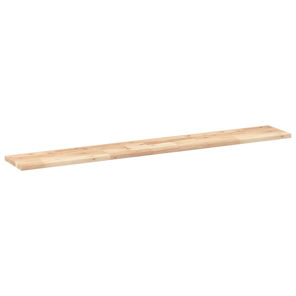 Rafturi suspendate 3 buc. 160x20x2cm lemn masiv acacia netratat, natural — imaginea 3