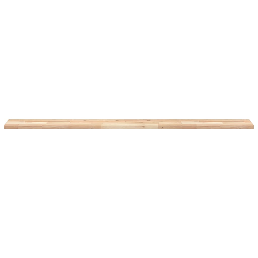 Rafturi suspendate 3 buc. 160x20x2cm lemn masiv acacia netratat, natural — imaginea 4