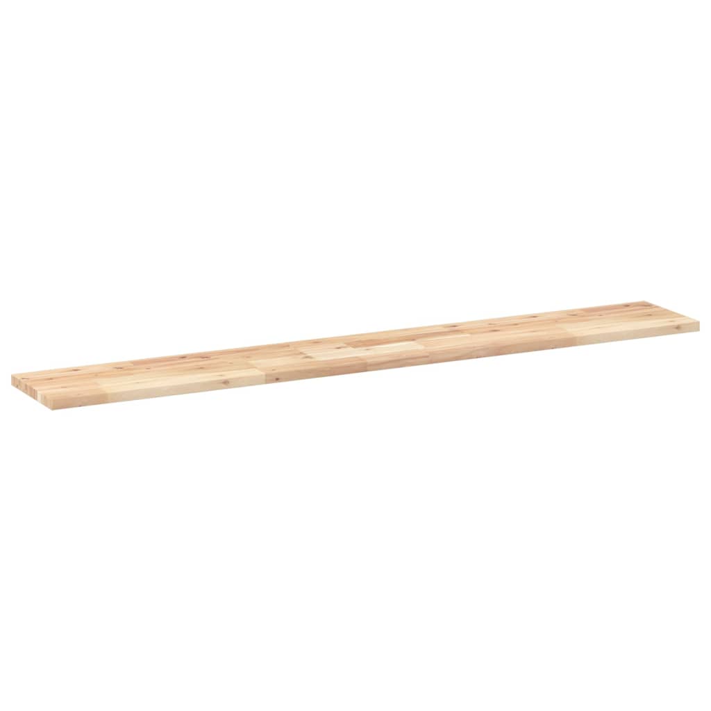 Rafturi suspendate 3 buc. 160x20x2cm lemn masiv acacia netratat, natural — imaginea 6
