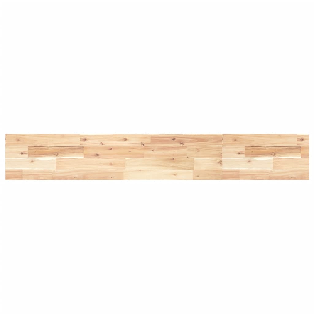 Rafturi suspendate 3 buc. 160x20x2cm lemn masiv acacia netratat, natural — imaginea 7