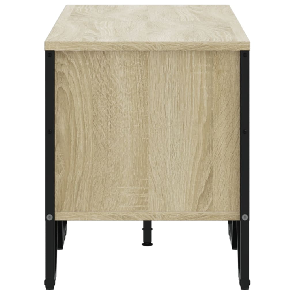 Dulap TV, stejar sonoma, 122x34x41 cm, lemn prelucrat — imaginea 5