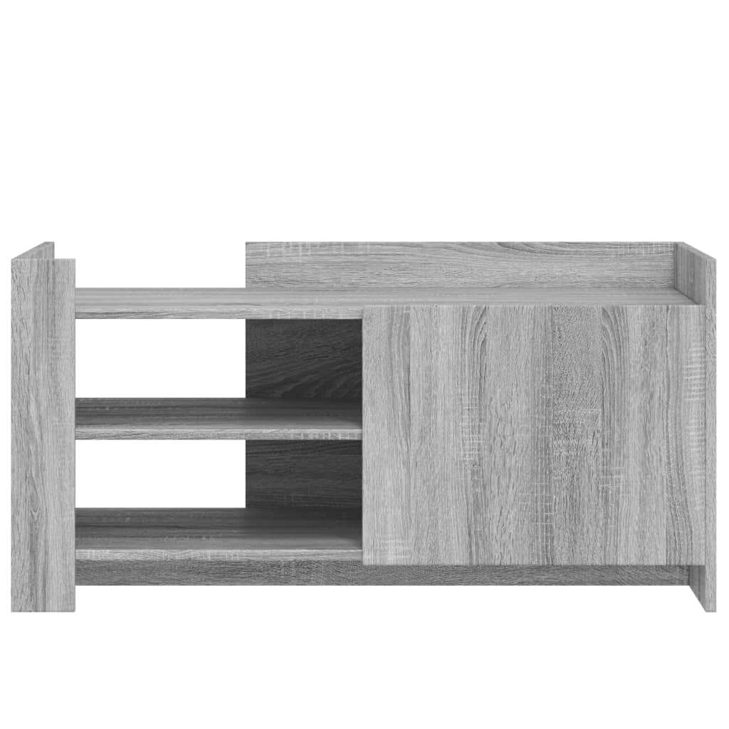 Masuta de cafea gri sonoma 100x50x50 cm lemn prelucrat — imaginea 4