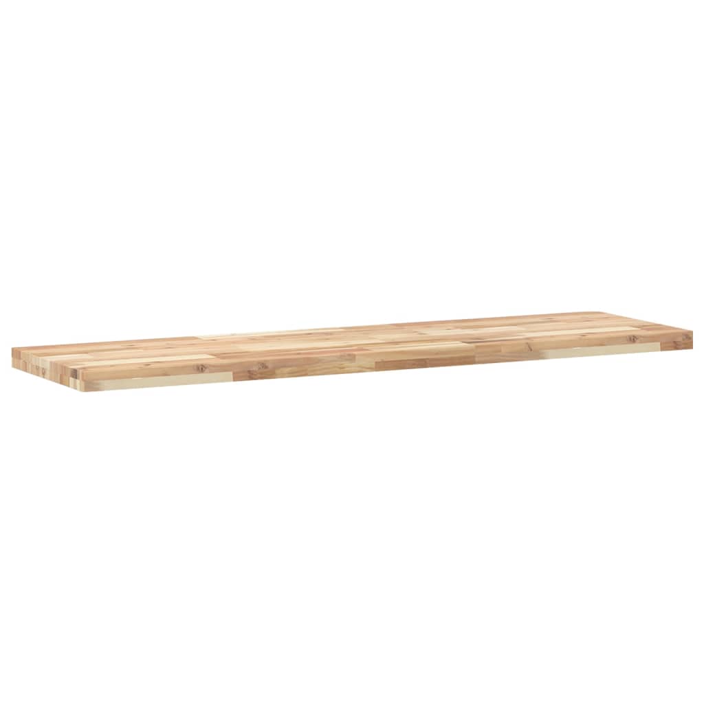 Rafturi plutitoare 4 buc. 120x40x4cm lemn masiv acacia netratat — imaginea 3