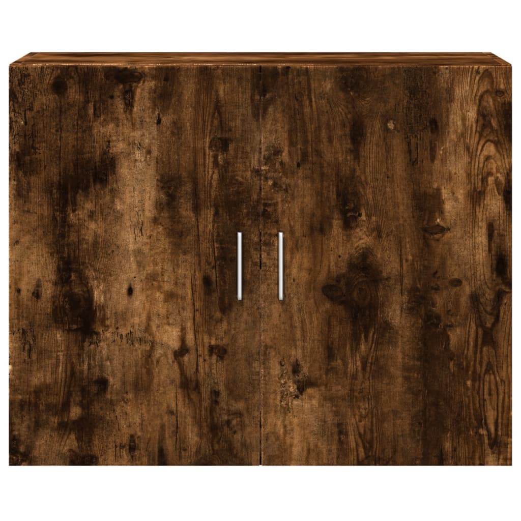 Dulap de perete, stejar fumuriu, 80x42,5x64 cm, lemn compozit — imaginea 4