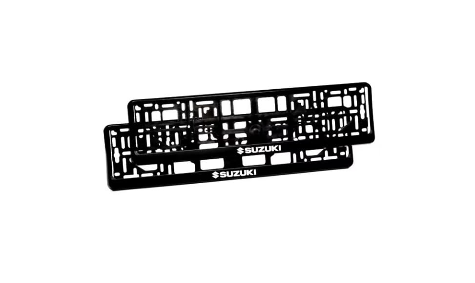 Set 2 suporturi numar inmatriculare personalizat- SUZUKI