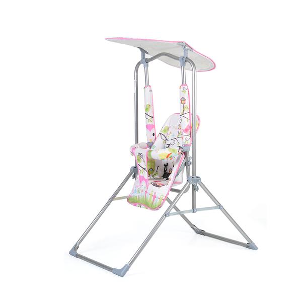 Leagan de gradina cu parasolar Moni Funny Roz