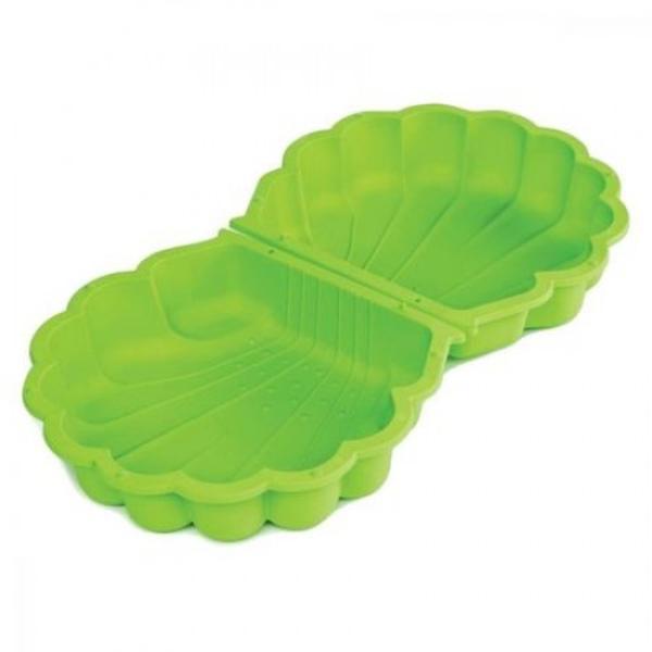 Cutie de nisip Scoica dubla Verde - 2 | YEO